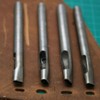 HappyHome 4-Piece Set of 4 Leather Craft Hole Punching Punches