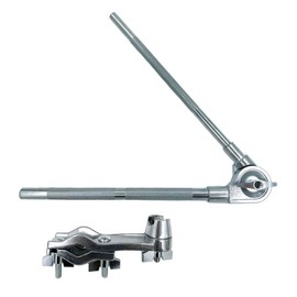 TUOREN Cowbell Mount Holder Cowbell Mount with L-Rod and Drum Clamp, Adjustable Cowbell Percussion Mounting Bracket Arm Rod with Cowbell Drum Set Mounting Clamp Percussion Accessory Long