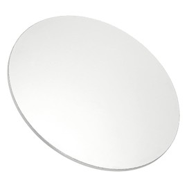 PATIKIL 1060 Aluminum Sheets and Plates, Dia.200mm / 7.87mm Thick 1/6" (9 Gauge) Aluminum Metal Discs Stamping Blanks for Crafting Industry Metal Stamping, Silver Tone