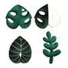 Turtle Back Bamboo Sofa Pillow Cushion Leaf Shaped Throw Pillow