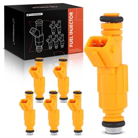 A-Premium Fuel Injectors Set of 6 Compatible with Ford Explorer 1997-1998, Ranger/Aerostar 1997-1997 & Mazda B4000 1997-1997, 4.0L, Replace# F77Z9F593AA, ZZM513250