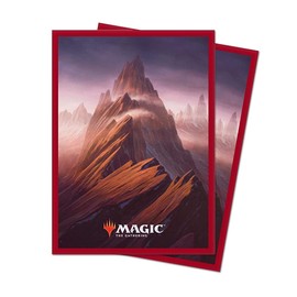 Ultra Pro 100 Polypropylene (PP) Card_Document_Sleeve, Mountain/Mountain, Unstable Lands, 66 x 91 mm, Matt Surface, 100 Pieces