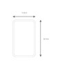 Harfield Individual Serving Platter White (Pack of 2) Polycarbonate Plastic