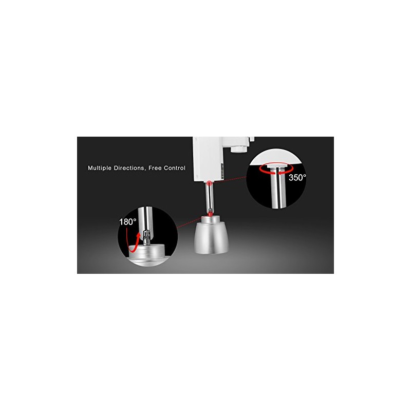 LIGHTEU, 7W WiFi LED 4-wire RGBW Rail Tracklight with a