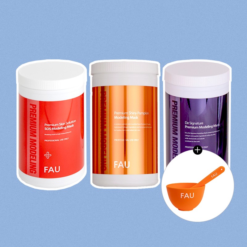 pow Pau Premium Modeling Pack Mask 500g / Shiny Pumpkin,
