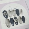 Lunar Frame Handmade Nail Tips - Short Ballerina / Lunar