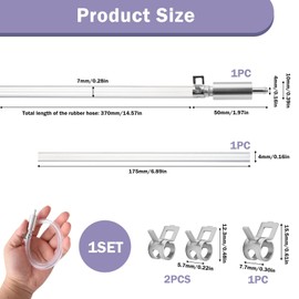 Brake Bleeding Kit Motorcycle Tool Kit Motorcycle Brake Bleeding Kit One Way Valve Tube Bleeding Tool Kit Universal Brake Bleeder Clutch Bleeding Hose Kit for Car Motorbike Motorcycle