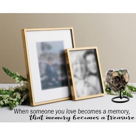 UrbanWoods Camouflage Heart Keepsake Urn for Ashes - Handcrafted Forest Memorial With Display Stand, Premium Case & Bag - Hunting Mini Urn