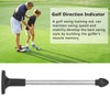 Magnetic Alignment Sticks, Swing Training Aids, Retractable Design, Stainless Steel