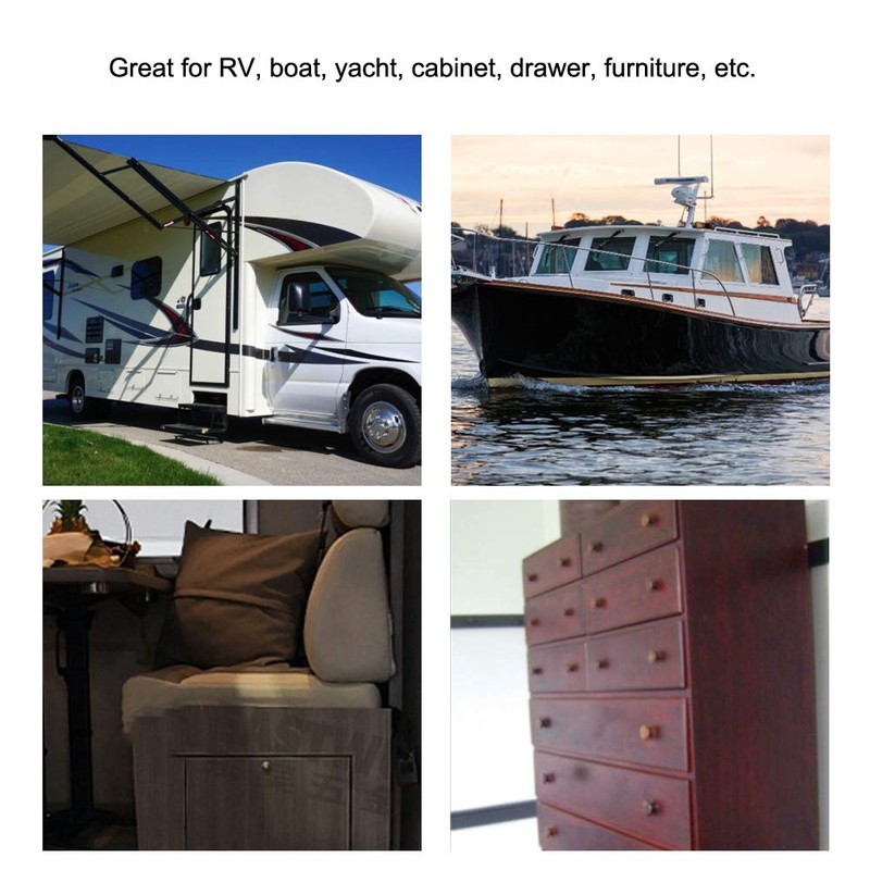 Push Button Lock, Aluminum Alloy +ABS Car Boat Keyless Push