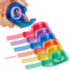 Eagle Rainbow Tape Dispenser, Colored Tapes Included, for Arts, Home,