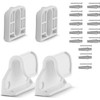 derimkcoa Retractable Baby Gate Replacement Parts, Original Hardware Set (Including
