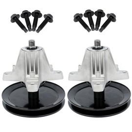 ACEBRI 918-06977A 618-06977 Spindle Assembly for Cub Cadet 46 Inch XT1-LT46 XT2-LX46 KH KW FAB Mower Deck 618-06977A 918-06977 Spindle 2 pack