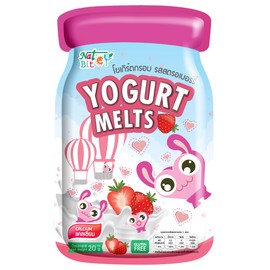 Nat Bit Freeze Dried Yogurt Snack, Crispy Yogurt Snack, Snacks Yogurt Melts, Healthy Snack No preservatives - Strawberry Flavors (0.7 Oz Packet, 12 Count)