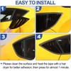 Daeiclru Rear Side Window Louver Cover Compatible with Toyota Supra