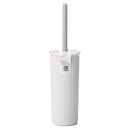 TATAY Baobab toilet brush, polypropylene, BPA-free, white. Dimensions: 9.5 x 9.5 x 39.5 cm