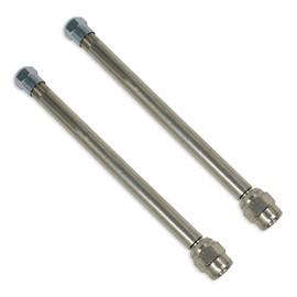 TireMinder 4 Inch Straight Valve Extender, 2 Pack