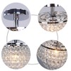 FRIXCHUR Modern Crystal Chandelier Ceiling Light Fitting Hallway Lights Ceiling