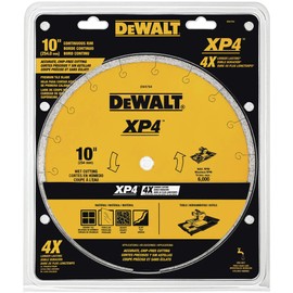 DEWALT Diamond Blade for Tile, Wet Cutting, 10-Inch x .060-Inch (DW4764)