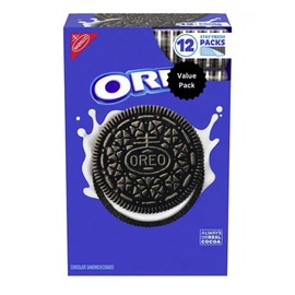 Chocolate Sandwich Cookies by Orio– 12 Pack (5.23 oz Each) | Classic Cream-Filled Crunch
