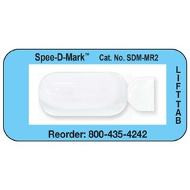 Spee-D-Mark SDM-MR2 MRI Skin Marker Radiolucent, 0.75" Size (Box of 40)