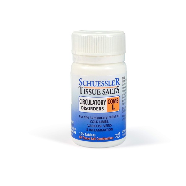 Schuessler Combination L Tissue Salts Tablets - Pack of 125