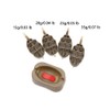 Flat Inline Method Feeder, Fishing Inline Feeders with Quick Release