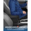 JOYTUTUS Center Console Cover with Pocket Compatible with 2024 2025
