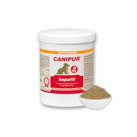 Vetripharm Canipur hepafit | 150 g | Ergänzungsfuttermittel für Hunde | Kann zur Unterstützung der Leberfunktion und des Stoffwechsels beitragen | Bei chronischer Leberinsuffizienz