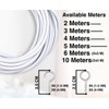 ZYBUX - 2x3 Metres Curtain Wire Hooks and Eyes 12