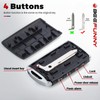 Beefunny Replacement Remote Key Case Shell 4 Buttons for Mazda