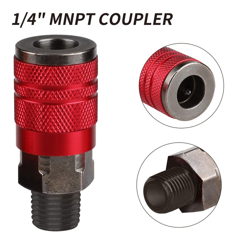 Hromee 4-Way Straight Air Manifold 5 Ports Aluminum Industrial Pneumatic