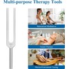 Tuning Forks for Healing 5 piece Set(128Hz, 256Hz, 512Hz), with