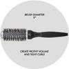 Sam Villa Signature Nylon & Boar Bristle Hair Brush Thermal