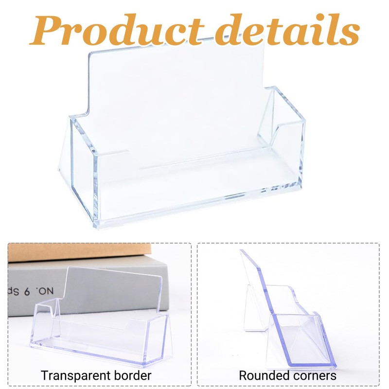 Shatore 2PCS Business Card Holder Stand – Compact, Stylish Display