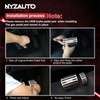 NYZAUTO Anti-Slip Foot Pedal Pads kit Compatible with A4 &