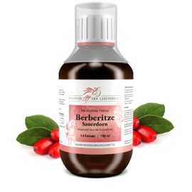 Barberry Tincture (Alcohol-Free) 150 ml Berberis Vulgaris Drops (1:4 Extract) Top Premium Quality from Austria Vegan Dietary Supplement without Additives Sorthorn