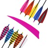 sourcing map Arrow Vanes Arrow Fletching 4" Shield Shape Turkey
