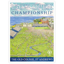 Lee Wybranski Open Championships Poster Artwork (24" x 32" Print, 2022 at St.Andrews)