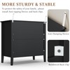 RoyalCraft 32" Large Nightstand, Fluted Painted Bedside Table with 3
