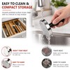 Meat Pounder Tenderizer, Solid Stainless Steel Meat Flattener & Smash