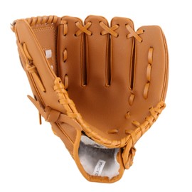 SPPHONEIX Ultimate Performance Leather Baseball Gloves Mitts,Tear Resistant and Durable Baseball Mitts (Brown, 12.5 inch)