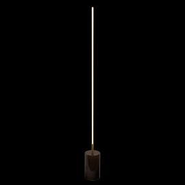 Prism Brassed Gold LED Floor Lamp with On/Off Switch Faux Marble BaseColor: as Pic Color