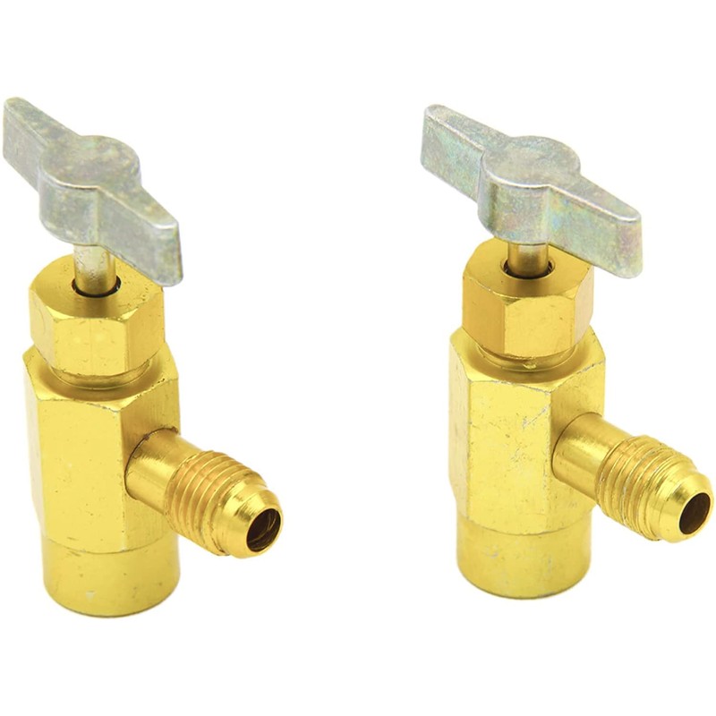 2Pack R134a Can Tap Dispenser Puncture Style Cans with 1/4"