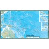 Cool Owl Maps Pacific Ocean Wall Map Poster Paper