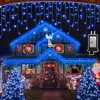 1620 LED Christmas Outdoor Lights with 360 Drops, 164ft Hanging