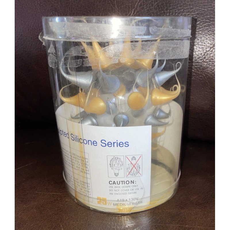 Sunbeam Art Bulbs, Sculpted Silicone Series 25W Decorative Light Bulb