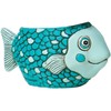 Allen Designs Planter Teal Fish