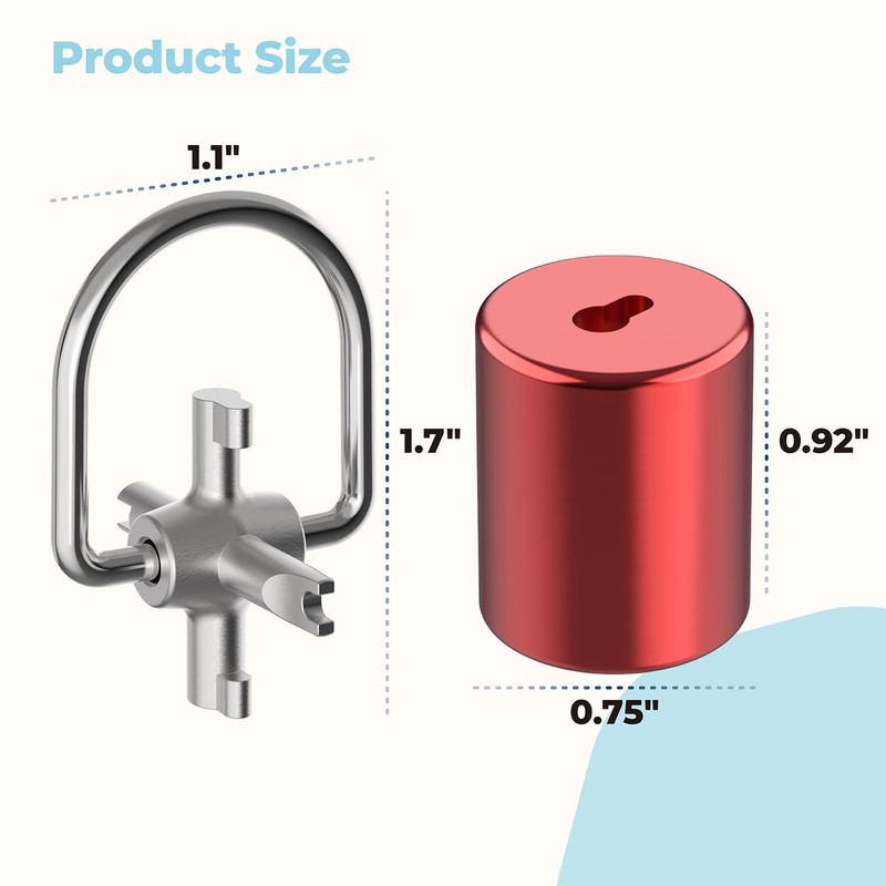 Xinxinlin Universal HVAC Locking Cap Tool, Fits 410A & R22