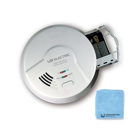 Universal Security Instruments Natural Gas and Carbon Monoxide Detector with Battery Backup (MCN108), with Wholesalehome Cloth